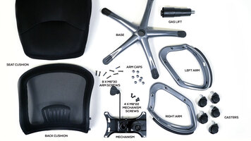 Boss B6256 Office Chair Assembly