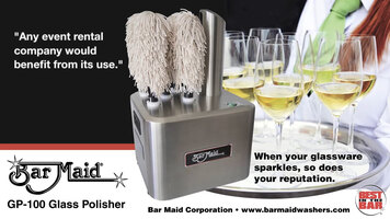 Bar Maid GP-100 Glass Polisher