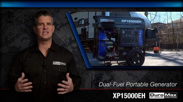 Big Power with a Small Footprint - DuroMax Electric Start Dual Fuel 15000-Watt Portable Generator 