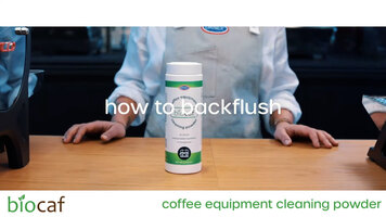 Biocaf Coffee Equipment Cleaning Powder - How to Backflush