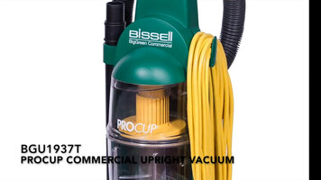 BGU1937T ProCup Upright Vacuum Overview