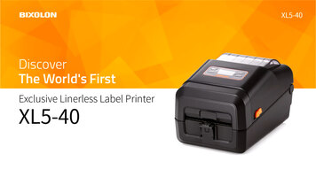 Discover The World's First Exclusive Linerless Label Printer, Bixolon XL5-40 Discover The World's First Exclusive Linerless Label Printer, Bixolon XL5-40