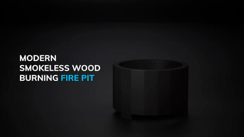 Modern Smokeless Wood Burning Fire Pit