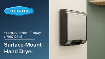 Bobrick QuietDry Series TrimDry Surface-Mount Hand Dryer