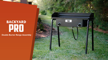 Backyard Pro Double Burner Range Assembly