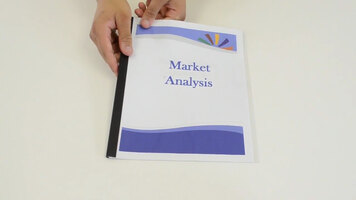 C-Line Products: 1/4" Black Binding Bars