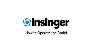 Insinger CADET Dishwasher: How to Operate