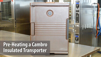 Cambro Insulated Food Carrier: Heating Cambro Insulated Food Carrier: Heating