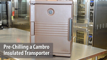 Cambro Insulated Food Carrier: Pre-Chilling Cambro Insulated Food Carrier: Pre-Chilling