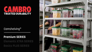 Cambro Camshelving® Premium Series