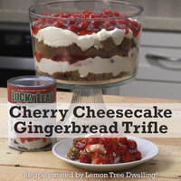  Lucky Leaf Cherry Cheesecake Gingerbread Trifle