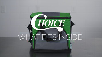 What Fits Inside a Choice 12" x 9" x 11 1/2" Insulated Leak Resistant Cooler Bag? What Fits Inside a Choice 12" x 9" x 11 1/2" Insulated Leak Resistant Cooler Bag?