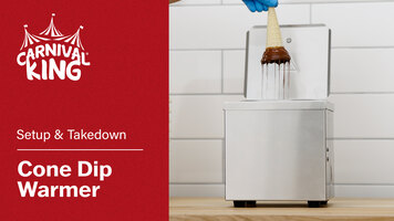 Carnival King Cone Dip Warmer Setup & Takedown Instructions