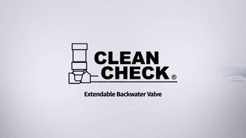 Clean Check Extendable Back Water Valve - No manhole needed!
