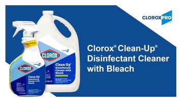 CloroxPro Clorox Clean-Up Disinfectant Cleaner with Bleach Spray Overview