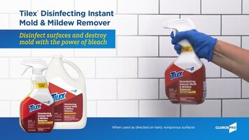 CloroxPro™ Tilex Disinfecting Instant Mold and Mildew Remover Spray Overview CloroxPro™ Tilex Disinfecting Instant Mold and Mildew Remover Spray Overview