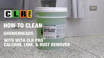 CLR Pro: How To Clean Showerheads with CLR Remover CLR Pro: How To Clean Showerheads with CLR Remover