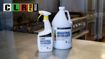 How to Remove Grease From Stainless Steel with CLR Pro Max Industrial Degreaser