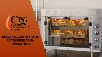 CPG Electric Countertop Rotisserie Oven Operation and Maintenance CPG Electric Countertop Rotisserie Oven Operation and Maintenance