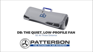 Patterson DB Quiet, Low-Profile Fan