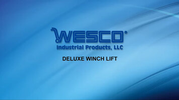 WESCO Deluxe Winch Lift