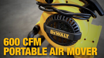 DEWALT® Powerful and Quiet Air Mover with 600 CFM - DXAM 2260