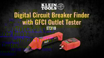 Digital Circuit Breaker Finder with GFCI Outlet Tester (ET310) Digital Circuit Breaker Finder with GFCI Outlet Tester (ET310)