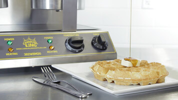 Carnival King Double Belgian Waffle Maker