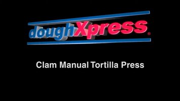 doughXpress - Clam Manual Tortilla Press - TXM-20 Overview