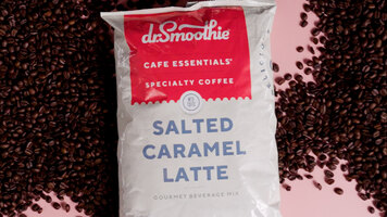 Dr. Smoothie Cafe Essentials Salted Caramel Latte Frappe Mix Dr. Smoothie Cafe Essentials Salted Caramel Latte Frappe Mix