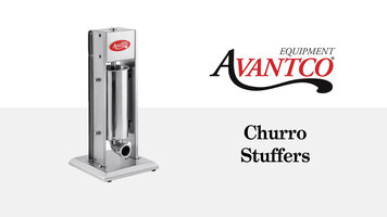 Avantco Churro Stuffer Overview