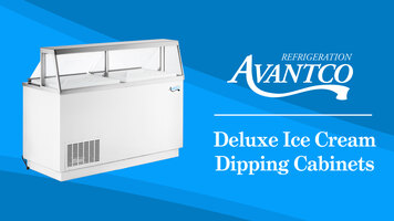 Avantco Deluxe Ice Cream Dipping Cabinets