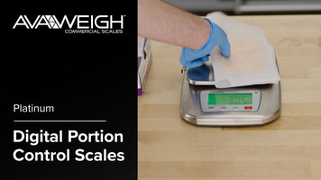 AvaWeigh Platinum Digital Portion Control Scales AvaWeigh Platinum Digital Portion Control Scales