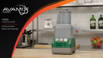 AvaMix Cadet: Continuous Feed Attachment Assembly