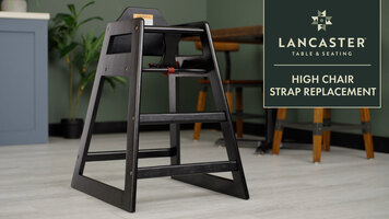 Lancaster Table & Seating: How to Replace a High Chair Strap