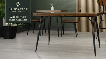 Lancaster Table & Seating Mid-Century Table Assembly Instructions