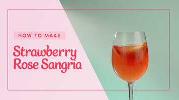 How to Make Strawberry Rose Sangria