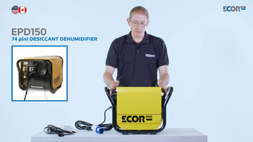 Dehumidifier Negative Pressure Ducting Consideration EPD150 EPD150 PRO