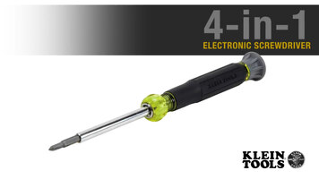 4-in-1 Electronics Screwdrivers