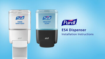 Purell®: ES4 Push Style Dispenser Installation Instructions