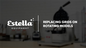 Estella Waffle Makers: How to Replace the Grids on Rotating Models Estella Waffle Makers: How to Replace the Grids on Rotating Models