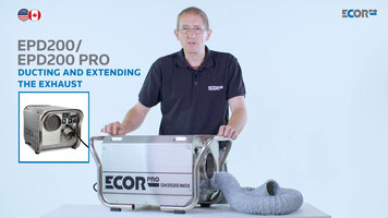 Ecor Pro - Ducting and Extending Exhaust on a Desiccant Dehumidifier Ecor Pro - Ducting and Extending Exhaust on a Desiccant Dehumidifier