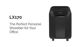 Fellowes Powershred LX170 Cross-Cut Paper Shredder