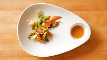 FOH Ellipse Lobster Asparagus FOH Ellipse Lobster Asparagus
