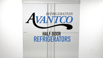 Avantco Stainless Steel Half Door Refrigerators