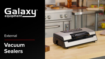 Galaxy External Vacuum Sealers Galaxy External Vacuum Sealers