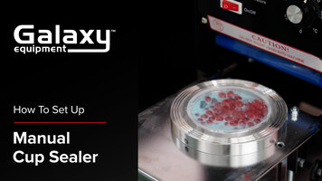 Galaxy Manual Cup Sealer: How to Install Sealing Film