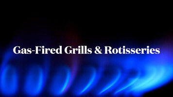 Gas-Fired Grills & Rotisseries only from J&R