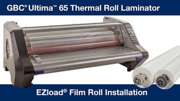 GBC Ultima 65 Laminator EZ Roll Film Installation