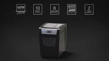 GBC ShredMaster PSX10 and PX10 Cross-Cut Shredder